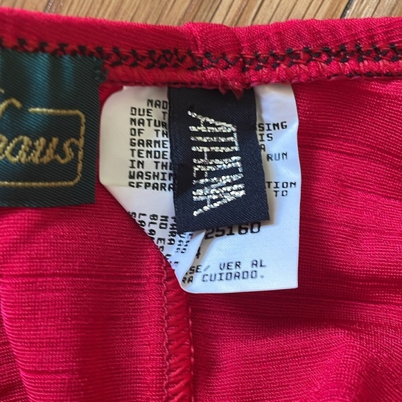 Athena Y2K 90s Red Underwire Bikini Swimsuit 2 pc Lined Women 14 - Picture 4 of 7